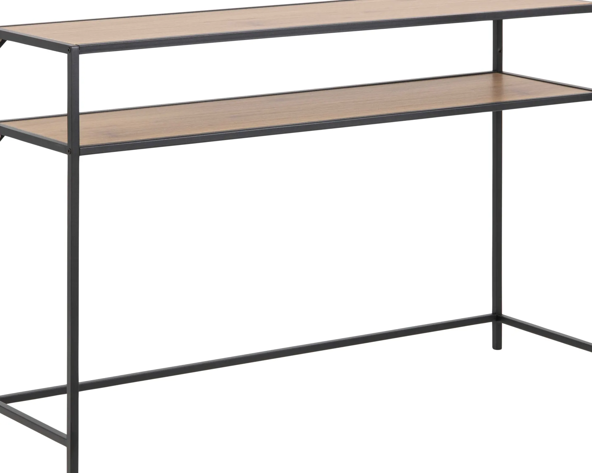 Emob Beistelltisch Dover 120cm industrial - schwarz/Wildeiche