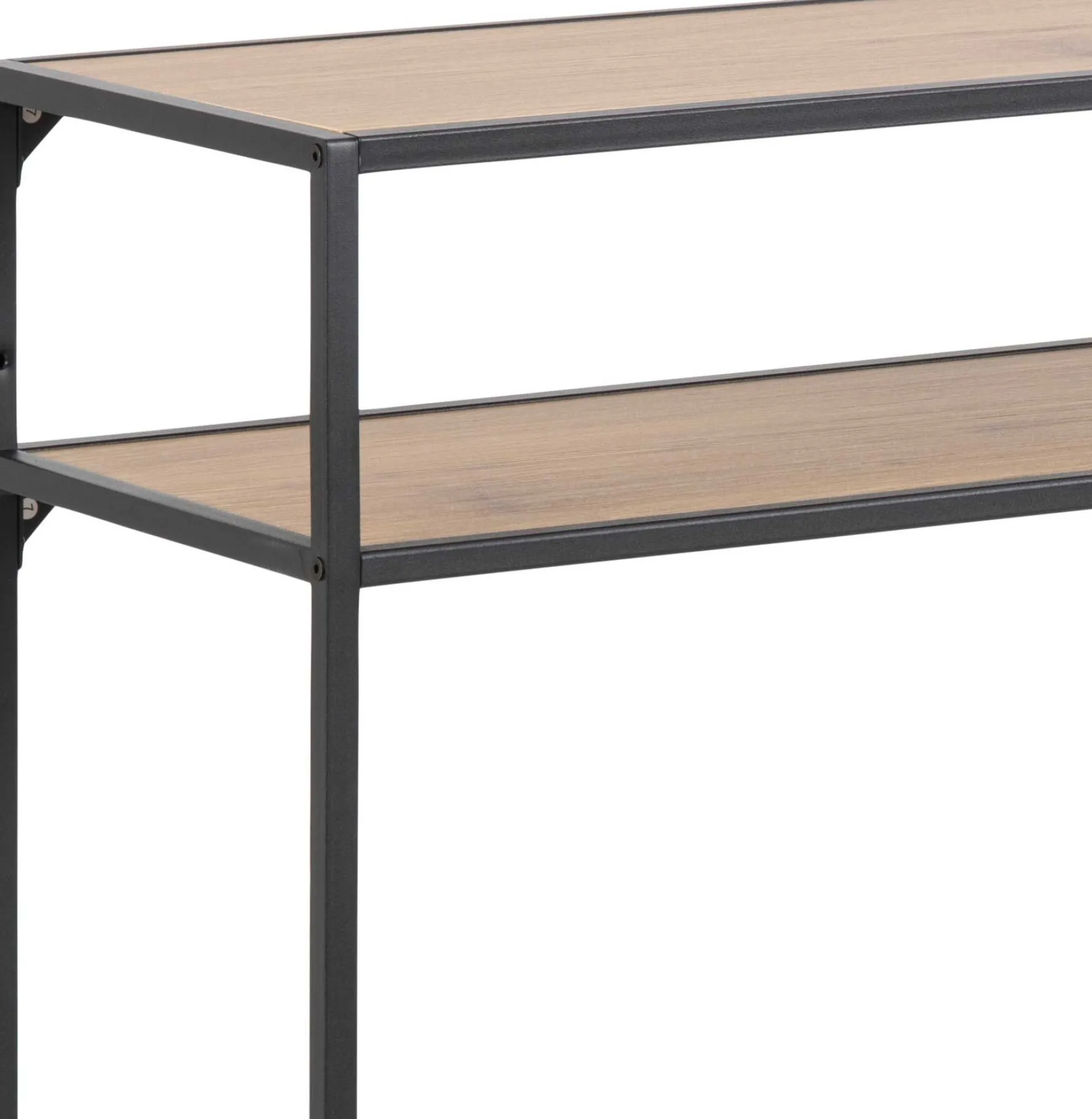 Emob Beistelltisch Dover 120cm industrial - schwarz/Wildeiche