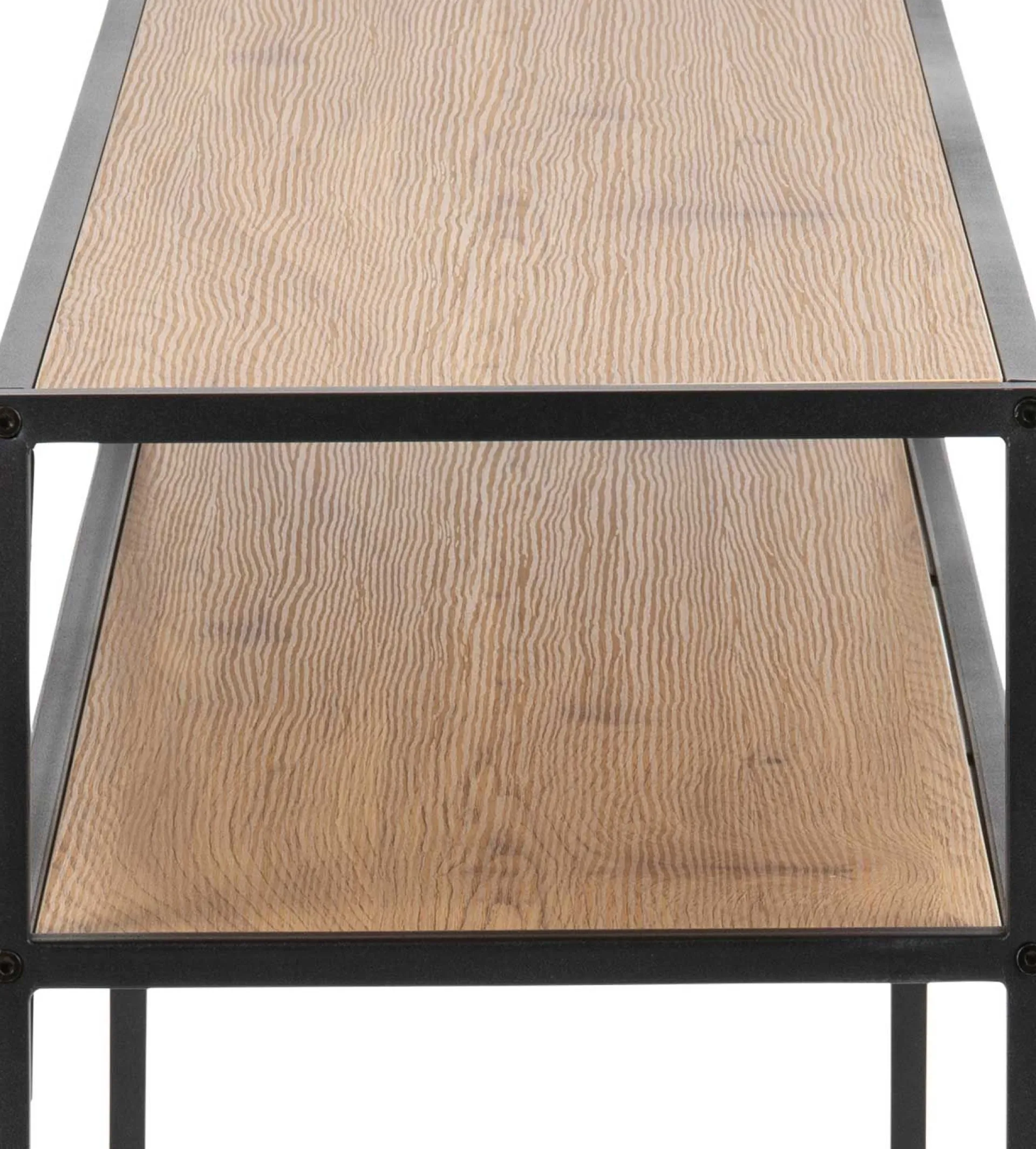 Emob Beistelltisch Dover 120cm industrial - schwarz/Wildeiche