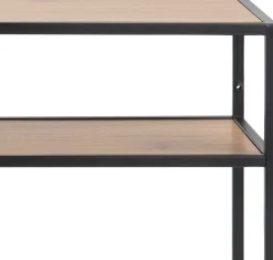 Emob Beistelltisch Dover 120cm industrial - schwarz/Wildeiche