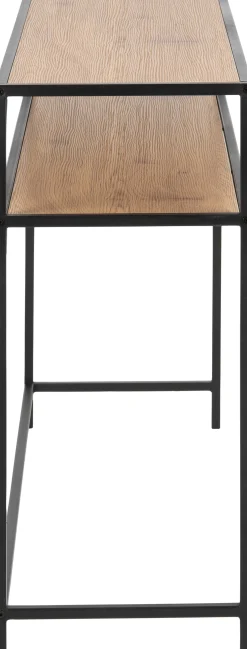 Emob Beistelltisch Dover 120cm industrial - schwarz/Wildeiche