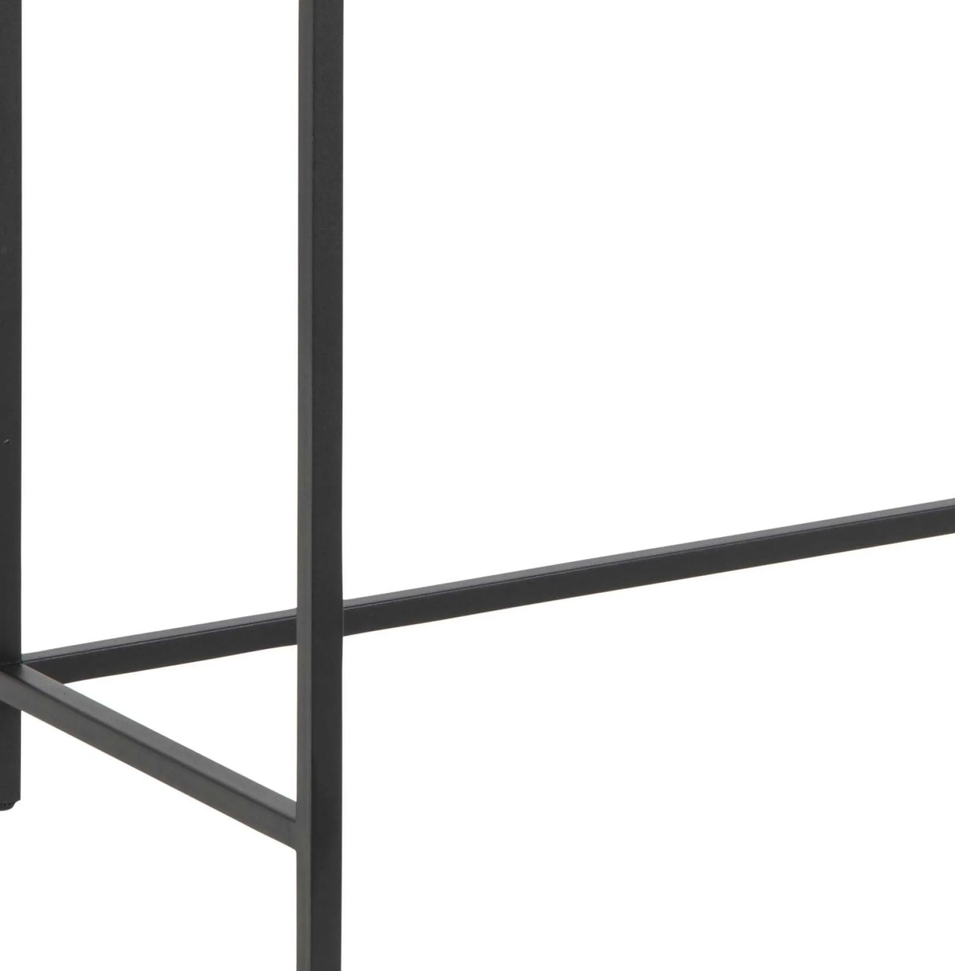 Emob Beistelltisch Dover 120cm industrial - schwarz/Wildeiche