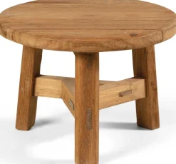 Gescova Beistelltisch Ferdau - Recyceltes Teakholz - Ø50 cm -