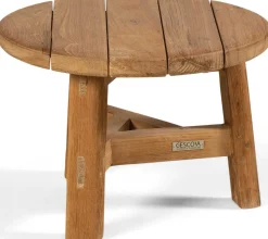 Gescova Beistelltisch Ferdau - Recyceltes Teakholz - Ø50 cm -