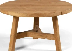 Gescova Beistelltisch Ferdau Ø80 - Recyceltes Teakholz -