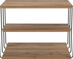 Emob Beistelltisch Lifon - 100% MELAMINE - Atlantische Kiefer - 50 x 33 x 40 cm