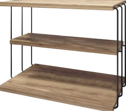 Emob Beistelltisch Lifon - 100% MELAMINE - Atlantische Kiefer - 50 x 33 x 40 cm