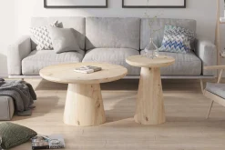 Rousseau Beistelltisch Lukas | Ø45 x 55 cm | Old Oak Design