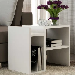 Emob Beistelltisch Piyon - 50x30x40cm - mit Ablage -