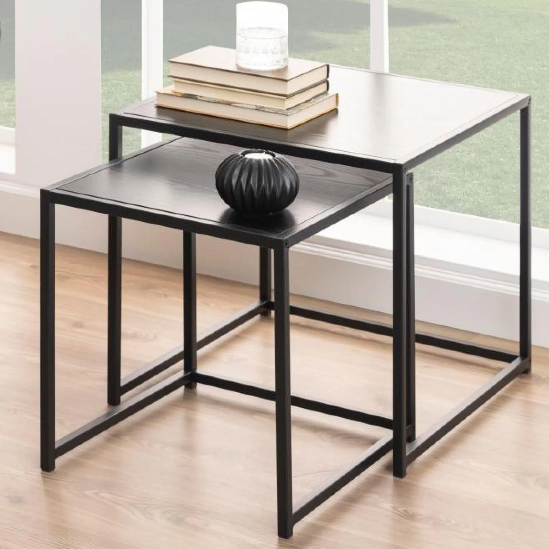 Emob Beistelltisch-Set Dover - 2-teilig - 50x50x45cm -