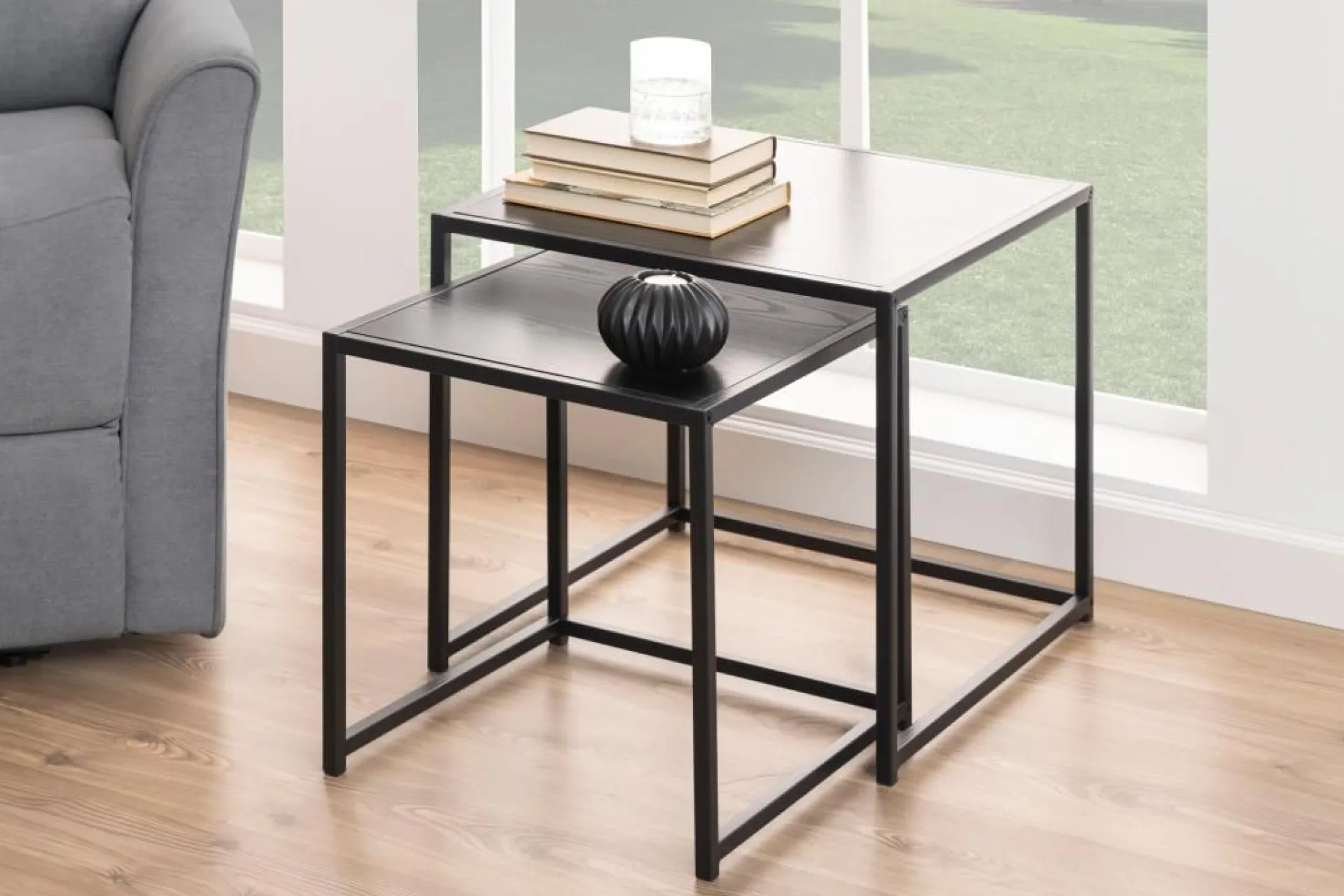 Emob Beistelltisch-Set Dover - 2-teilig - 50x50x45cm -