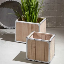 Haku Beistelltisch-Set | 37 x 37 x 35 cm | Massivholz
