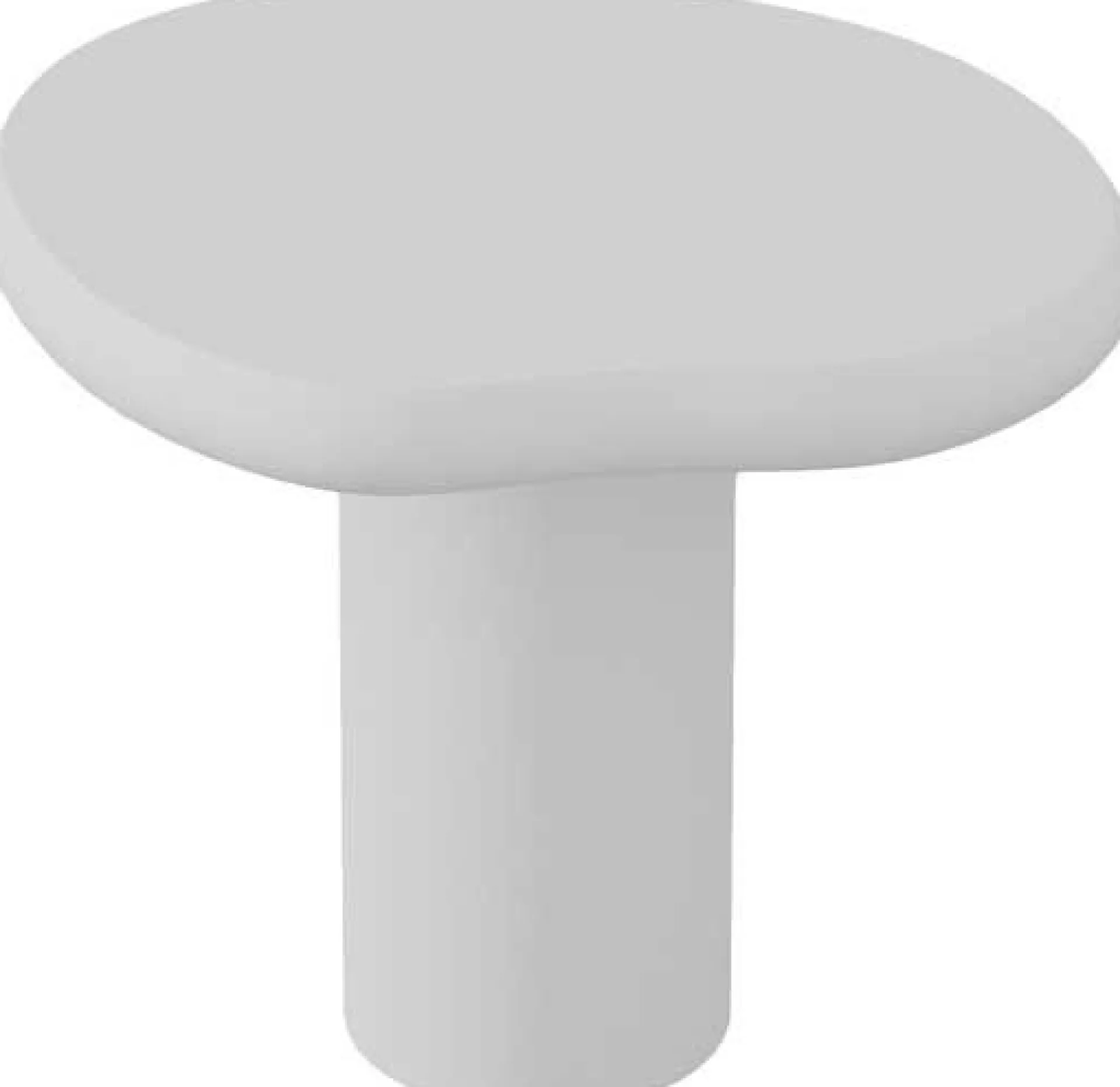 Rousseau Beistelltisch Tavares - 58x50x50cm - organische Form - ecru