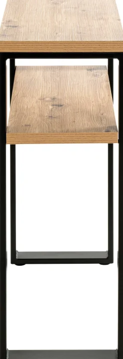 Haku Beistelltisch | 70 x 28 x 75 cm | Anthracite Oak Design