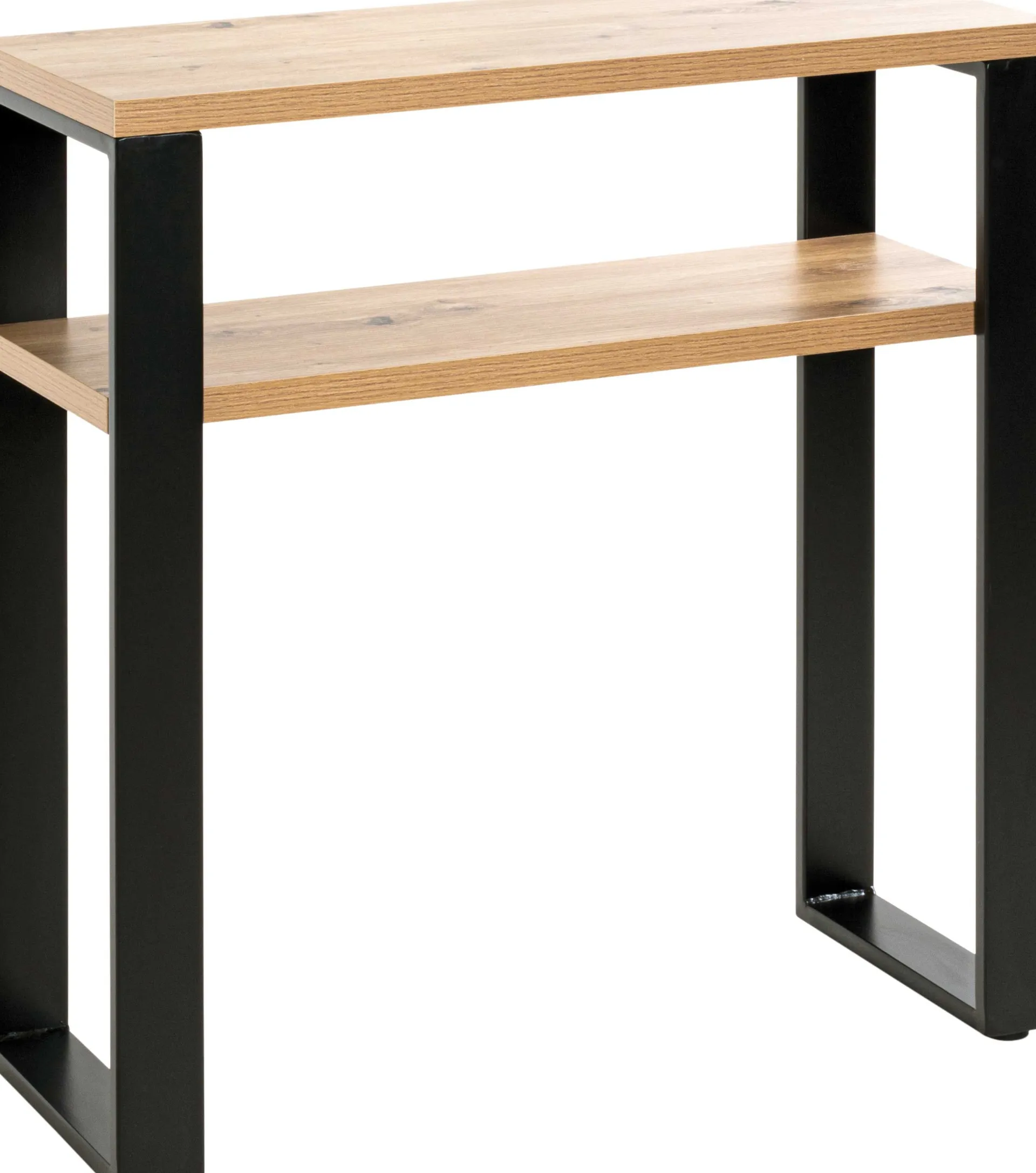 Haku Beistelltisch | 70 x 28 x 75 cm | Anthracite Oak Design