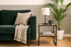 Haku Beistelltisch | 45 x 35 x 60 cm | Design Light Oak