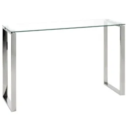 Haku Beistelltisch | 120 x 40 x 78 cm | Metall/Glas