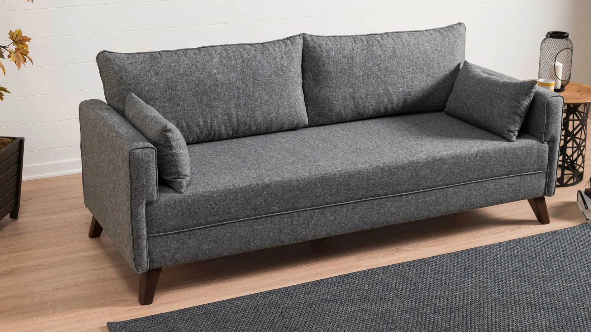 Emob Bella 3-Sitzer-Schlafsofa | HOLZ-/MDF-RAHMEN |
