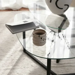 Emob Bellisimo Couchtisch-Set | METALLRAHMEN | Matt