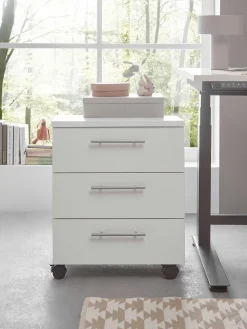 Ben Schubladenschrank - 3 Schubladen - mit Rollen - weiß