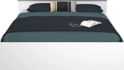 Bett Alma 140x200cm mit 2 Schubladen - weiß