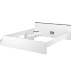 Bett Alma 140x190cm mit Schubladen - weiß