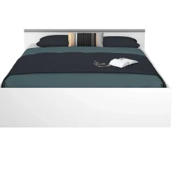 Bett Alma 140x190cm mit Schubladen - weiß