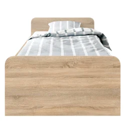 Bett Barko 90x200 mit 3 Schubladen - Eiche
