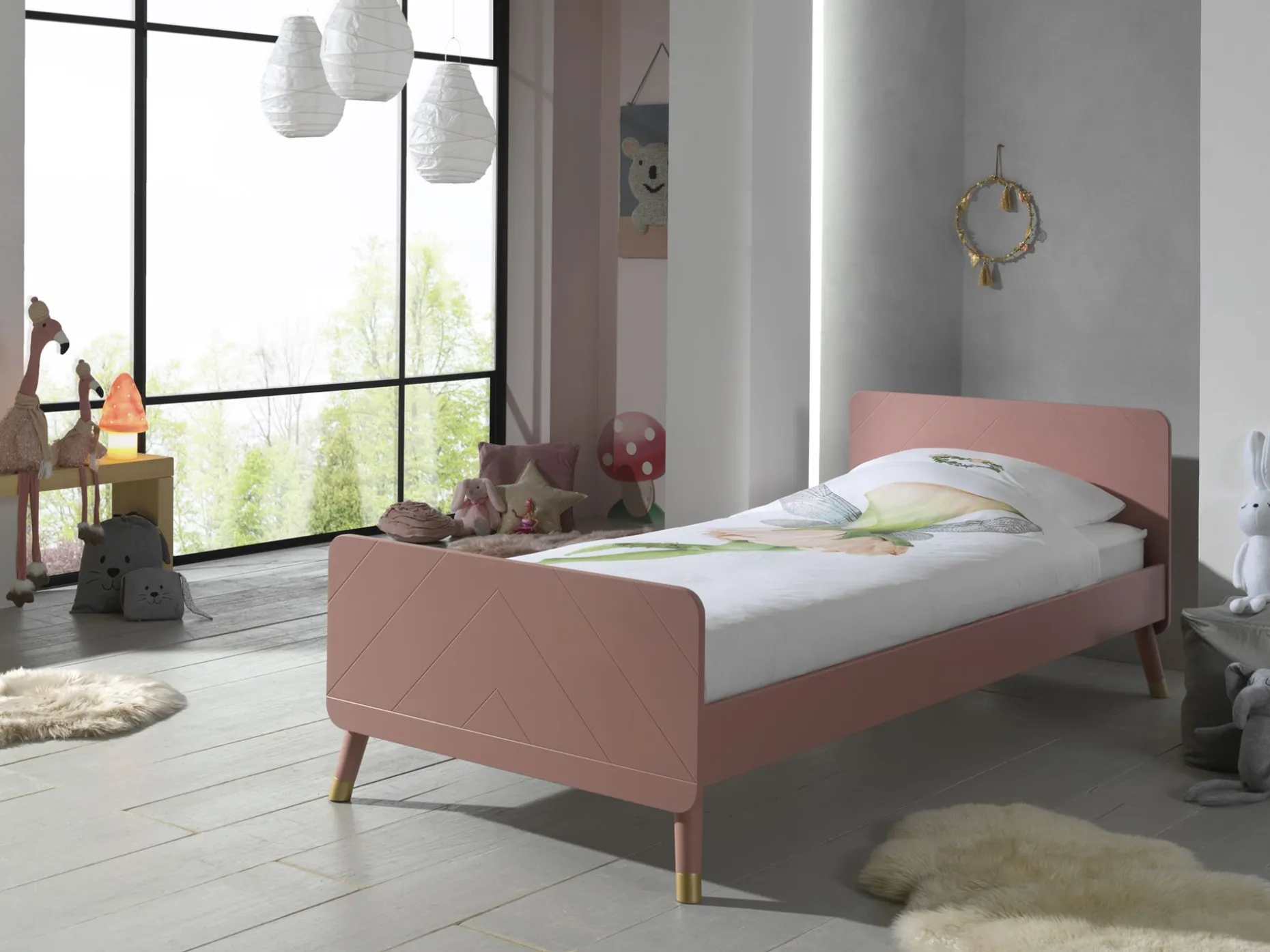 Bett Billy 90x200 - rosa