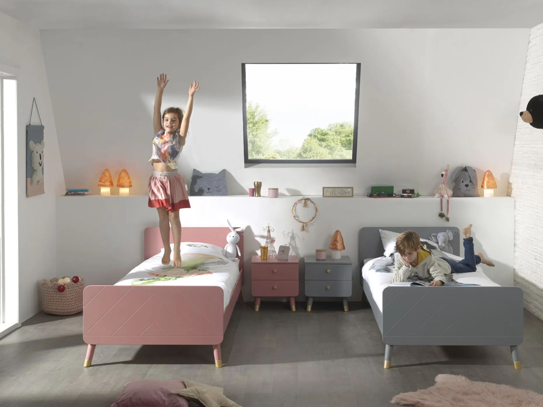 Bett Billy 90x200 - rosa