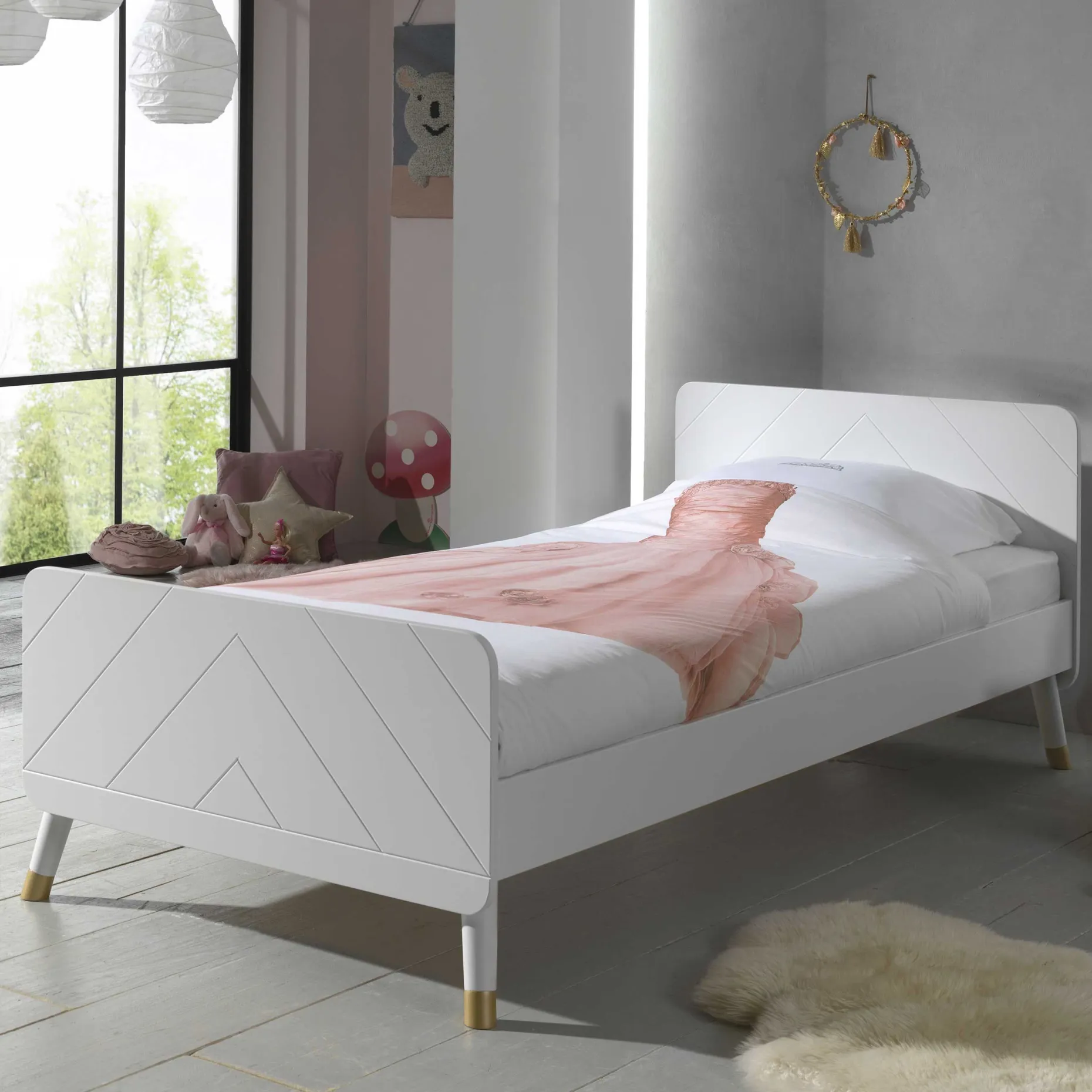 Bett Billy 90x200 - weiß
