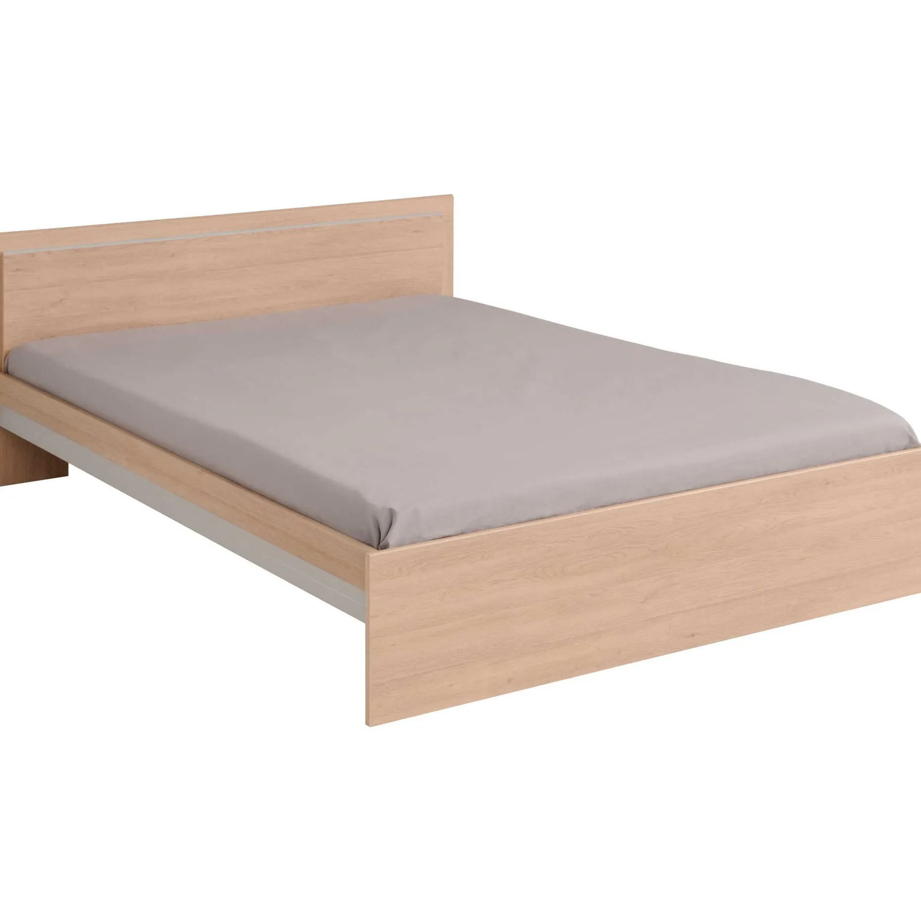 Bett Ekko 140x190 - Eichendekor
