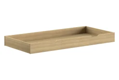 Bettgestell Home - 90x200 cm - mit Gitter - mit Bettschublade - Eiche