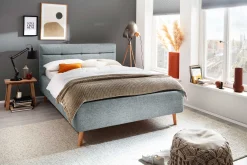 Bett Laika 140x200cm mit Stauraum - blau