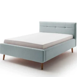 Bett Laika 140x200cm mit Stauraum - eisblau