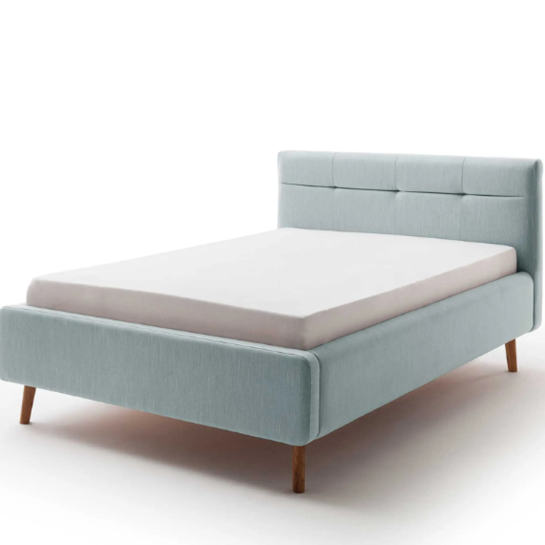 Bett Laika 140x200cm mit Stauraum - eisblau