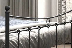 Bett Liza mit Lattenrost 160x200 - schwarz
