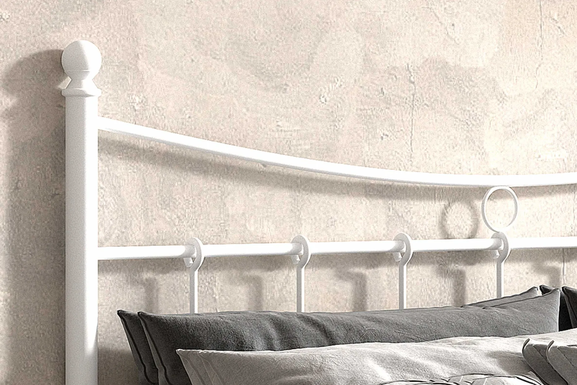 Bett Liza mit Lattenrost 140x200 - weiß
