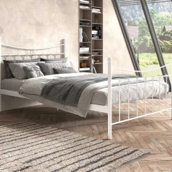 Bett Liza mit Lattenrost 140x200 - weiß