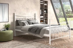 Bett Liza mit Lattenrost 140x200 - weiß