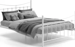 Bett Liza mit Lattenrost 140x200 - weiß