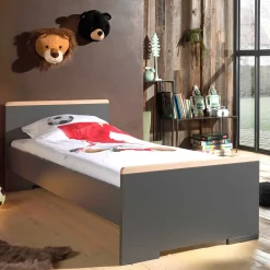 Bett London 90x200 - anthrazit