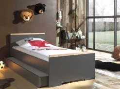 Bett London 90x200 - anthrazit