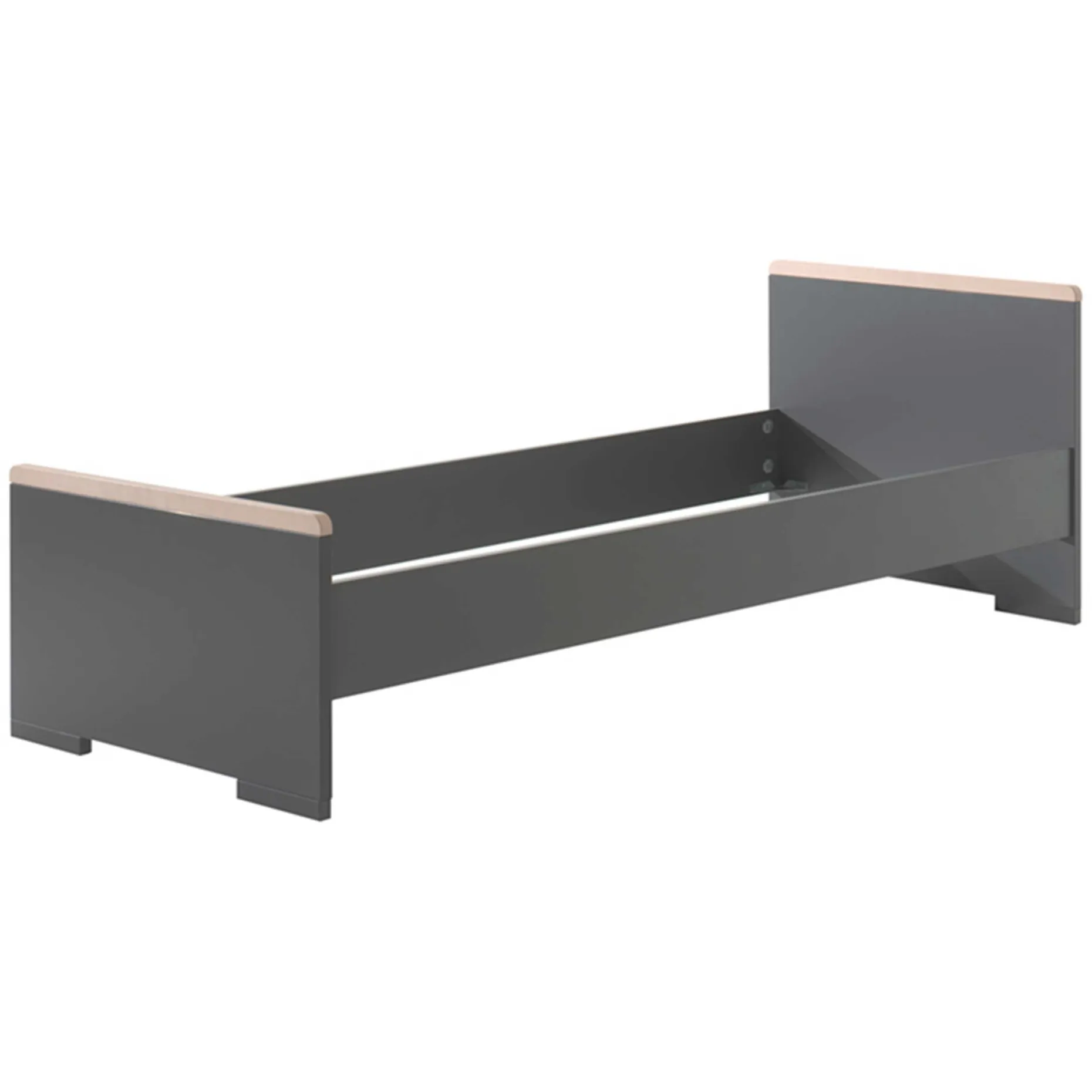 Bett London 90x200 - anthrazit