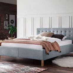 Bett Marilou 140x200 - blau