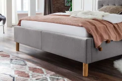 Bett Marilou 140x200 - grau