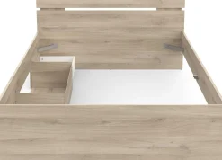 Bett Micheline 140 x 200 cm-Kronberger Eiche