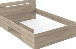 Bett Micheline 140 x 200 cm-Kronberger Eiche