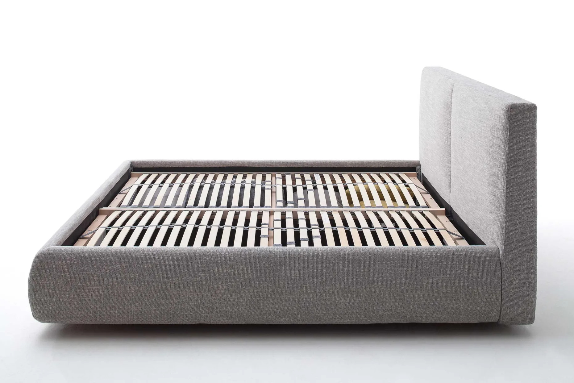 Bett mit Stauraum Celine 180x200 - hellgrau