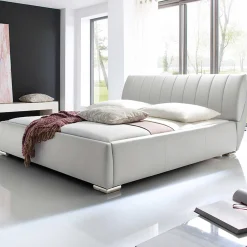 Bett mit Stauraum Davos 200x200 kingsize - weiß